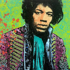 Jimi Hendrix Art Print by Ted Poulos