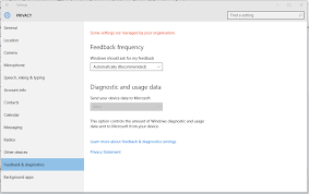 Diagnostics And Usage Data Option Disabled Super User