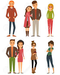 After that, we will move from the flat design portrait to the flat design body illustrations. People Characters Character Set With Flat Design Style Couple Royalty Free Cliparts Vectors And Stock Illustration Image 55132889