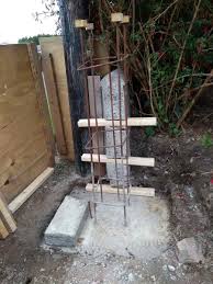 The labour intensive aspect of masonry fencing makes it difficult to estimate a brick pier. How To Build A Solid Concrete Gate Pillar Dengarden
