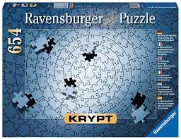 Players click on auto or manual to choose a method of play before beg the daily wonderword puzzle is found at wonderword.com by clicking on today's puzzle. Amazon Com Ravensburger Krypt Silver 654 Piece Blank Jigsaw Puzzle Challenge For Adults Every Piece Is Unique Softclick Technology Means Pieces Fit Together Perfectly Varios Everything Else