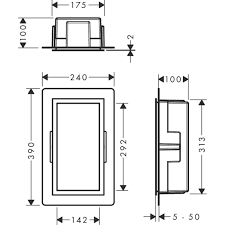 Maybe you would like to learn more about one of these? Hansgrohe Xtrastoris Wall Niche 56094140 30x15x10cm With Design Stainless Steel Match0 Brushed Brushed Bronze
