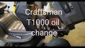 We did not find results for: Craftsman T1000 Riding Mower Oil Change Youtube