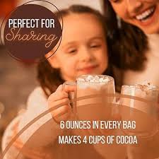 Amazon.com: Joy Craft Cocoa Mezcla natural de chocolate caliente Chai, sin  lácteos, chocolate caliente especiado, mezclas completas veganas, solo  agrega agua, bolsa de chocolate caliente de 6 onzas cada una : Comida