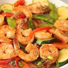 Shrimp Stir Fry Easyshrimprecipes In 2020 Shrimp Stir Fry Healthy Cooked Shrimp Recipes Stir Fry Shrimp Recipes