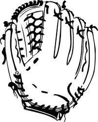 Black And White Baseball Clipart Free Pin By Patricia Meraz On Sports Baseball Coloring Pages Baseball Glove Free Clip Art