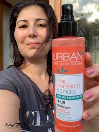 Urban Care Pink Grapefruit Ginger Sivi Sac Bakim Kremi Incelemesi Blogluyorum Gokce Bagtir Kozmetik Yasam Alisveris Makyaj Blogu