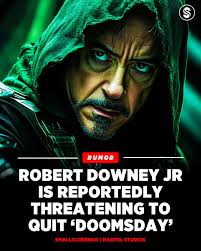 🚨BIG NEW RUMOR: It's being REPORTED that Robert Downey Jr is threatening  to QUIT AVENGERS: DOOMSDAY if the script isn't fixed! 😱