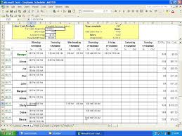 Online Spreadsheet Maker Weekly Schedule Template Excel Schedule Template Microsoft Excel