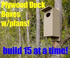 Browse this list of 22 diy duck house plans to see an amazing array of duck houses that come with so many different designs and features. Plywood Wood Duck Boxes And Plans 9 Steps With Pictures Instructables