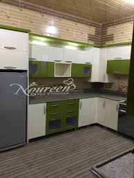 إطلاله جديدة مطبخ خامات Pvc الوان أخضر نورين للمطابخ الحديثة فيسبوك