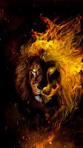 Leo In Flames Lion Wallpaper For The Leo Zodiac Lovers Get Your Star Sign Wallpaper For Yourself Astrology Star Lion Painting Lion Art Lion Wallpaper