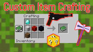This minecraft tutorial video will show you how to add custom crafting recipes to your world. Minecraft Custom Crafting Recipes Craft Custom Items Youtube