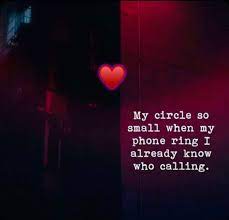 My Circle So Small That When My Phone Ring I Already Know Who S Calling Phone Ring Neon Signs Circle