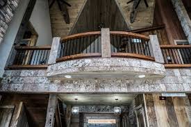 This railing is absolutely beautiful, and it makes a fantastic background for plants and decorations. 7 Rustic Railing Ideas Northern Log