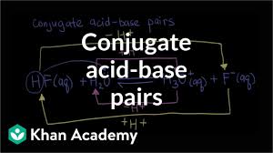 conjugate acid base pairs video khan academy