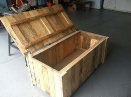 Pallet Wood Storage Box Jpg 750 559 Pixels Wood Storage Box Deck Box Storage Pallet Diy