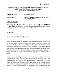 Pelaksanaan pendidikan wajib di peringkat rendah 2003 adalah pindaan sebagai satu seksyen 29a. P14p2m1 Soalan Bukanlisan 134 Pdf Parliamentary Documents