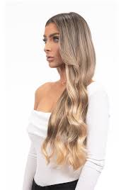 Black to silver ombré ❄️ we can't think of a more perfect color combo for nye. Bellami Silk Seam 140g 18 Warm Brown Honey Blonde Ombre 17 24 Hair Bellami Hair