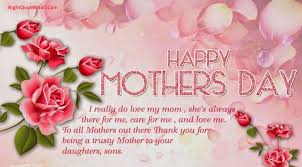 I'm glad that you're my mother because i'm not sure anyone else could have put up with me this long! Happy Mothers Day Messages To Friends Mother S Love Is Peace Etandoz