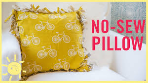 Or when you want to make a statement. Diy No Sew Pillow Youtube