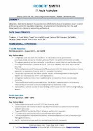 An individually assigned specialist will study the instructions and work on a text which meets the requirements word for word. Audit Associate Resume Samples Qwikresume