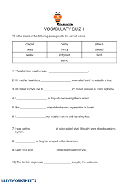 Washington for booker taliaferro washington, born april 5th 1856, life didn't start out so. Vocabulary Interactive Exercise For Grade 7