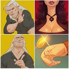 Max Grecke V Instagram Toss A Meme To Your Witcher Drawing Witcher Meme Drake Netflix Toss Coin Maxgrecke The Witcher Geralt The Witcher Witcher Art