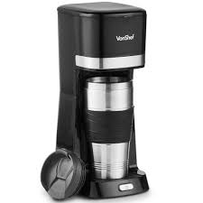 As it serves a cup at a time you can adjust and alter its controls to. Vonshef Single Serve Coffee Maker 650w One Cup Personal Filter Coffee Machine With 14 Ounc Single Serve Coffee Makers Best Coffee Grinder Filter Coffee Machine
