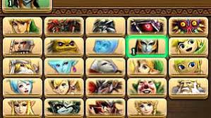 In the image provided below, link can be seen standing on eighth row. Hyrule Warriors Legends Guide How To Unlock Every Character Hyrule Warriors Legends