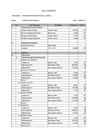 4.8 bill of quantities provide transparency. Estimasi Biaya Rumah Tinggal 2lantai Final