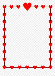 What's the best way to make heart borders? Valentine Heart Clip Art Borders Valentines Day Border Clip Art Png Download 20871 Pinclipart