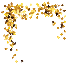 Gold Stars Decoration Png Clipart Picture Clip Art Borders Star Background Overlays Transparent