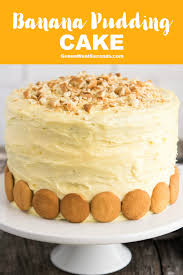 Banana Pudding Cake Recipe In 2020 Pudding Cake Banana Pudding Cake Banana Pudding