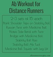 ab workout for distance runners