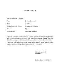 Disini anda dituntut untuk menulis dengan sebenarnya dan harus menepati. Contoh Surat Pernyataan Kesanggupan