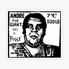 Andre The Giant Stickers for Sale
