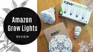 They're cheap, low power, run fairly cool, and are capable of producing light of all 2. Amazon Grow Light Review Sansi Vs Sunblaster Plant Led Grow Lights Youtube