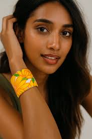 Helen Floral Cuff Bracelet