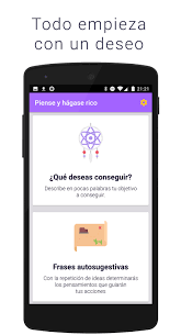 ¡piense y hágase rico ahora es una película! Piense Y Hagase Rico Afirmaciones Y Dinero For Android Apk Download