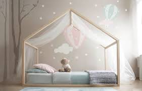 Hausbett Fur Kinder Schaf Spielzeug Betthimmel Organza Stoff Tapeten Madchenzimmer Kinder Zimmer Kinder Zimmer Madchen Kinderzimmer Ideen