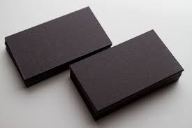 Ideal for brands that want to convey luxury, strength, or exclusivity. Blank Black Business Cards Promotions