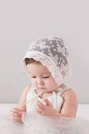 Cclb103 White Vintage Baby Lace Bonnet Hat Lace Baby Bonnet Baby Girl Princess Baby Girl Caps
