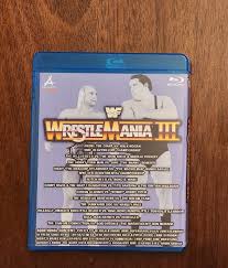 WWF Wrestlemania III (1987) Blu Ray