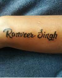 The recipient of several awards, including four filmfare. Ranveer S Cafe On Twitter Fan Tattoos Ranveer S Name On Her Hand