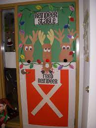 Front door decorations for christmas are great for big homes, small homes, and apartments alike because they allow you to add a lot of style to such decorating your home for christmas is one of the best holiday activities for the diy homeowner. Preschool Classroom Christmas Door Decorations Novocom Top