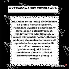 Rozprawka maturalna krok po kroku. Wypracowania Rozprawki Konspekty I Eseje Gdansk Sprzedajemy Pl