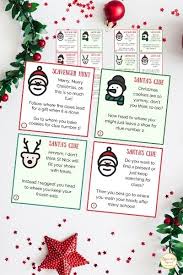 Here is a riddle which will keep you in the mood and at the same time help you pass some quality time. Free Printable Christmas Scavenger Hunt Rhyming Riddles Clues