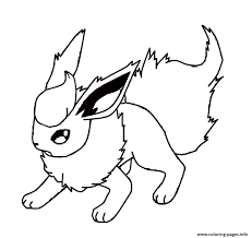 Wide selection of pokemon flareon coloring pages you are able to download for free. Flareon Eevee Pokemon Coloring Pages Printable