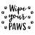 Wipe Your Paws Sign